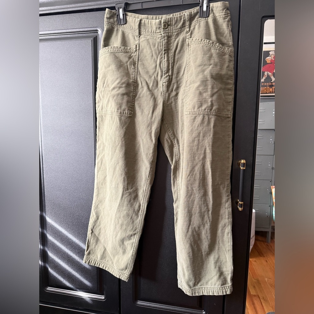 Lucky Brand Sage Cargo Pants Cropped Ankle